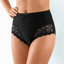 Feestelijke Lingerie|Slip En Shorty<Blancheporte Shorty in steungevende kant - set van 2 zwart