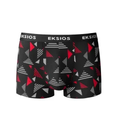 Ondergoed<Blancheporte Shorty met geometrische print - set van 4 zwart