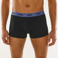 Ondergoed<Dim Shorty Mix and Colors - set van 3 zwart + blauw + geel