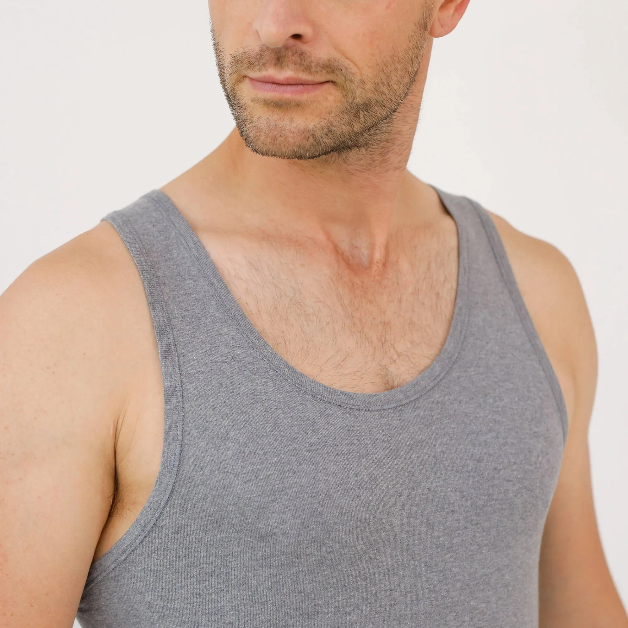 Ondergoed<Eminence Singlet - herenondergoed, set van 2 chiné grijs