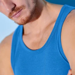 Ondergoed<Blancheporte Singlet - herenondergoed, set van 3 blauw