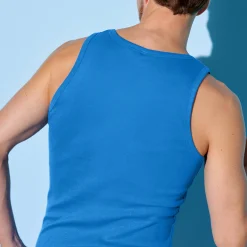 Ondergoed<Blancheporte Singlet - herenondergoed, set van 3 blauw