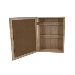 Decoratieartikel<Blancheporte Sleutelkastje in rotan en hout naturel