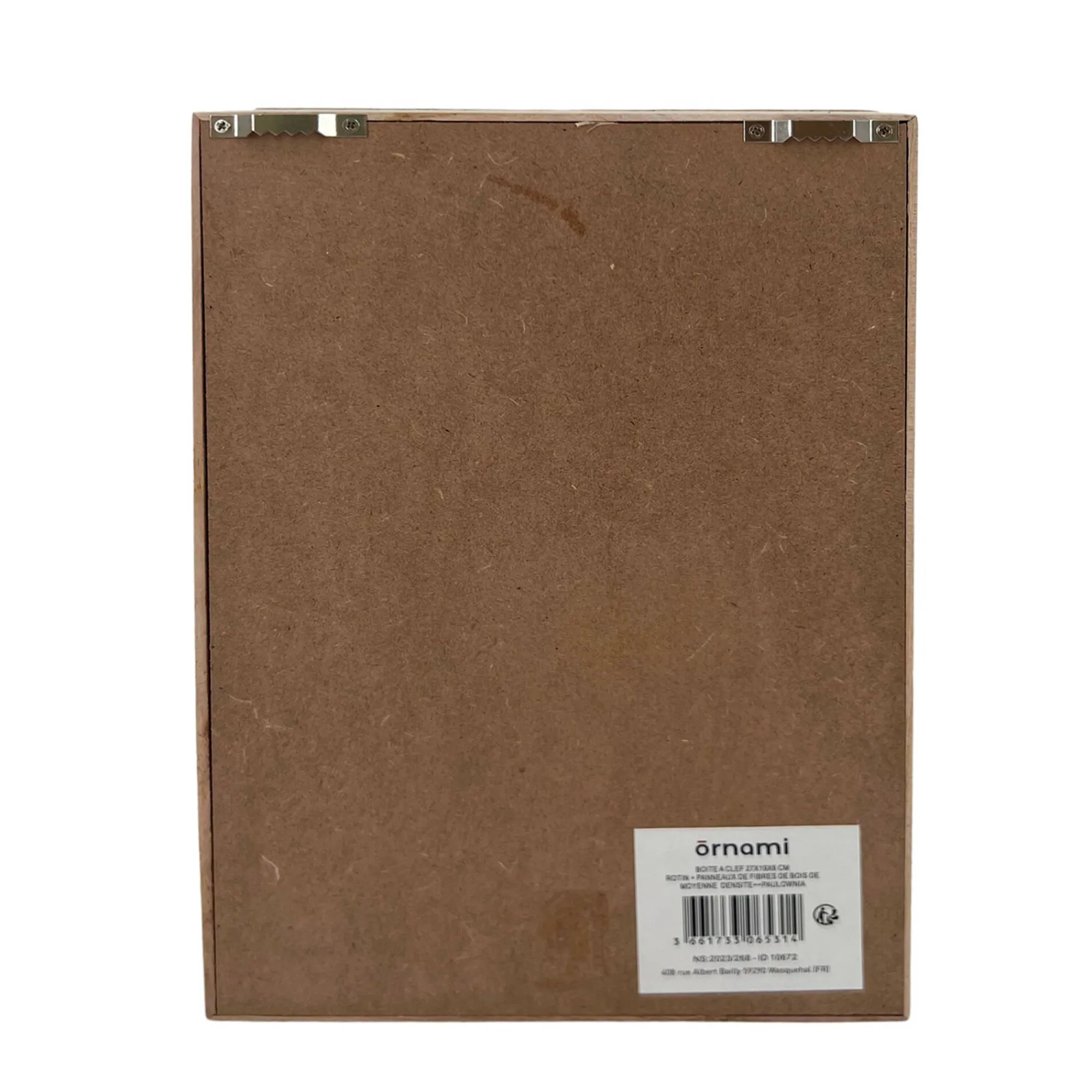 Decoratieartikel<Blancheporte Sleutelkastje in rotan en hout naturel
