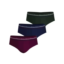 Ondergoed<Eminence Slip Business Chic - set van 3 groen + bordeaux + marine