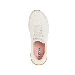 Baskets En Sneakers|Schoenen<Skechers Slip-in baskets met veters BOBS SQUAD 4 wit