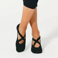 Panty’s, Kniekousen En Sokken<Blancheporte Slipvrije ballerinasokken voor yoga - set van 2 paar zwart