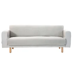 Zitbankhoes<Blancheporte Slipvrije salonbeschermer met getextureerd effect beige