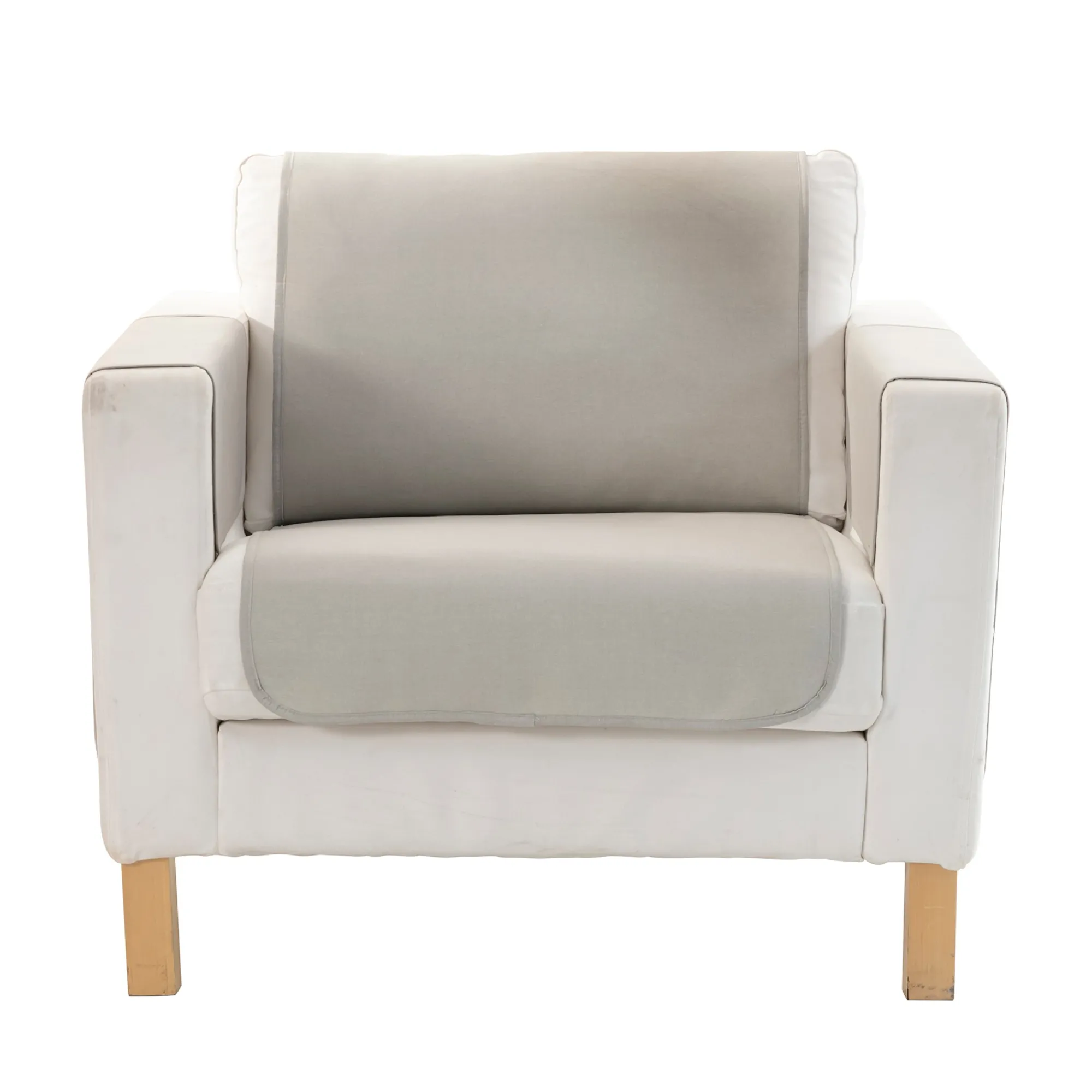 Zitbankhoes<Blancheporte Slipvrije salonbeschermer met getextureerd effect beige