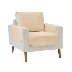 Zeildoekstof<Blancheporte Slipvrije salonbescherming, faux-uni collectie ecru
