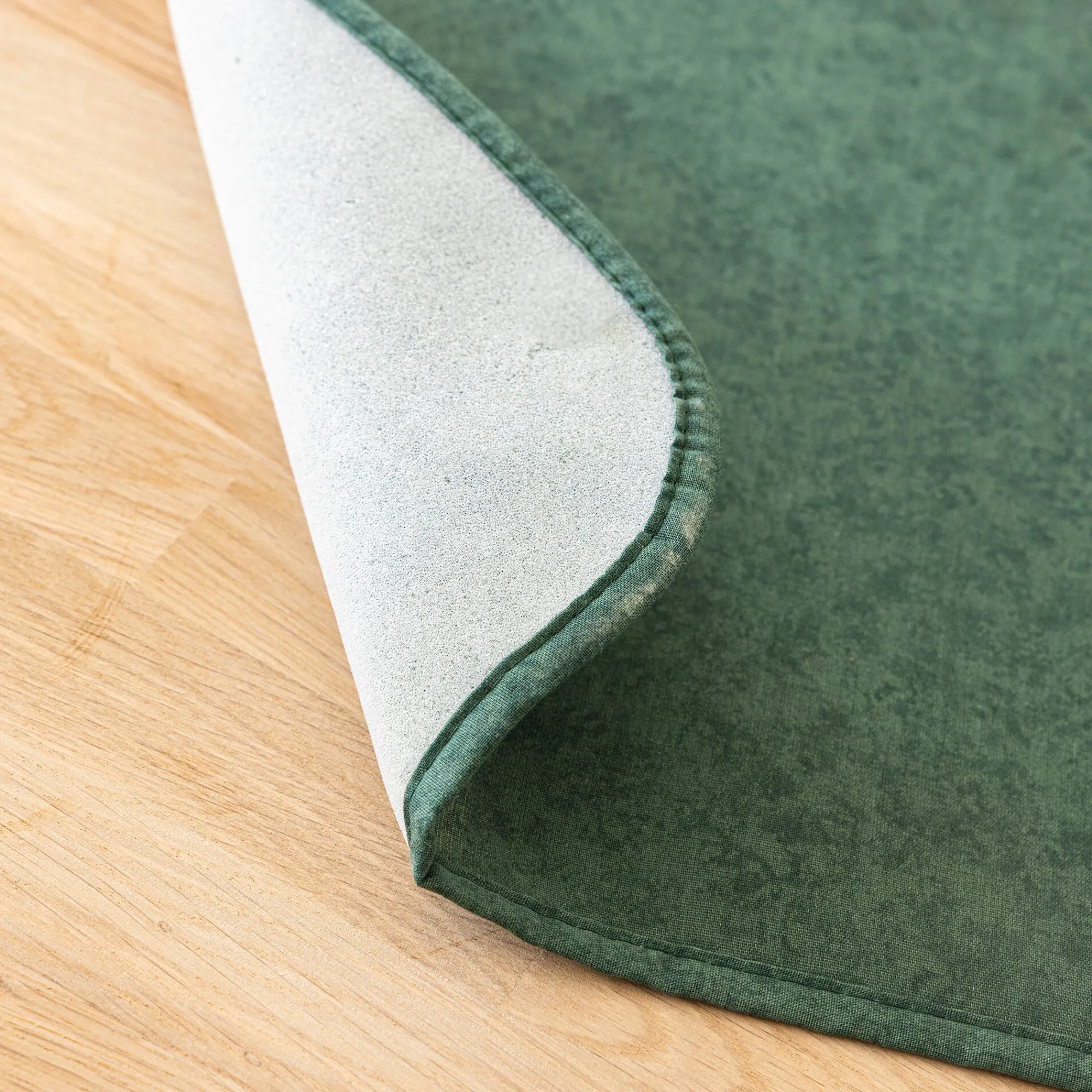 Zeildoekstof<Blancheporte Slipvrije salonbescherming, faux-uni collectie groen