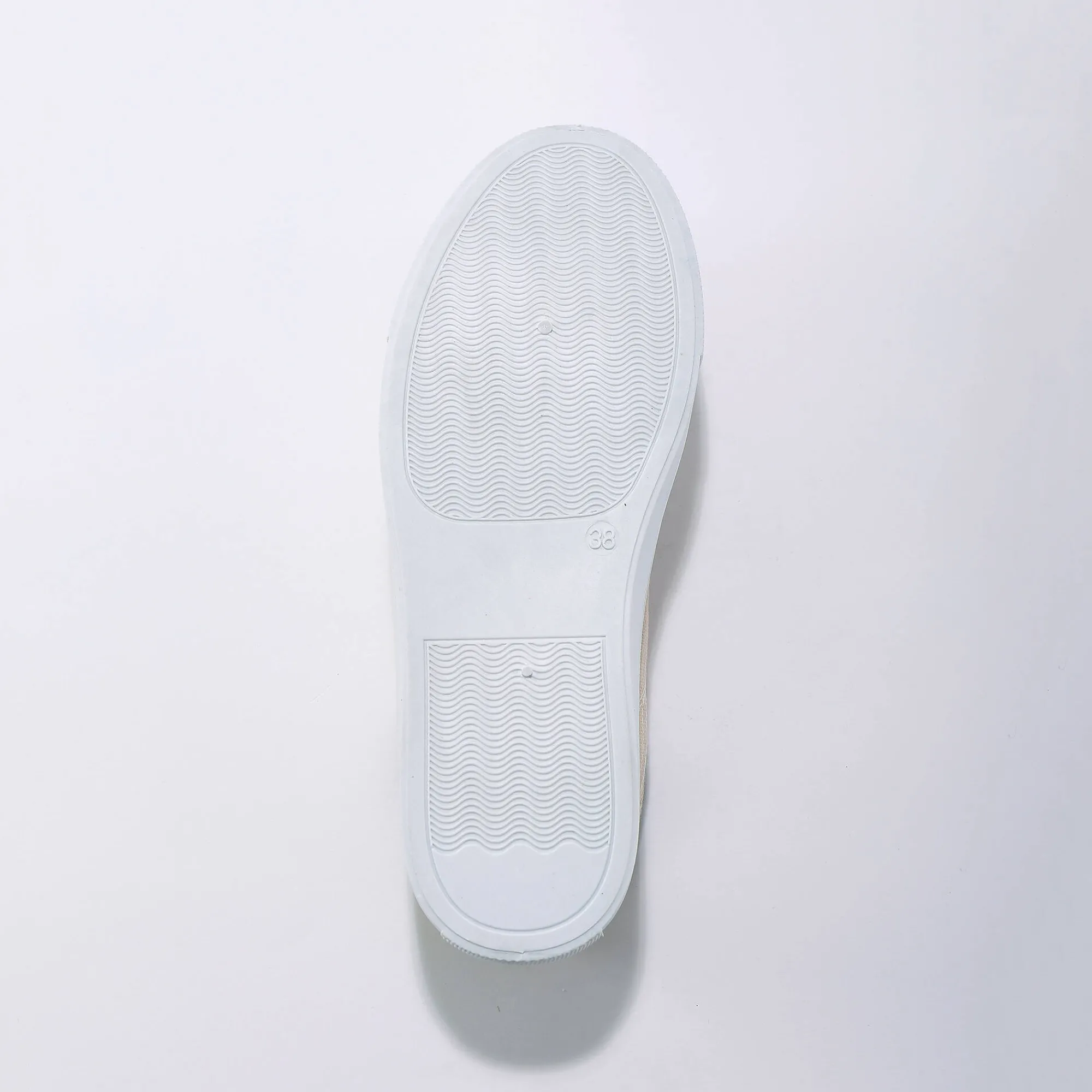 Baskets En Sneakers|Schoenen<Blancheporte Sneakers in canvas met veters en doorloopzool in platformstijl beige