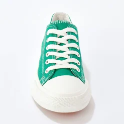 Baskets En Sneakers|Schoenen<Blancheporte Sneakers in canvas, met veters groen