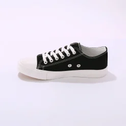 Baskets En Sneakers|Schoenen<Blancheporte Sneakers in canvas, met veters zwart