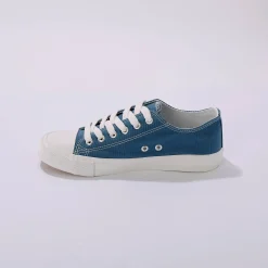 Baskets En Sneakers|Schoenen<Blancheporte Sneakers in canvas, met veters blauw