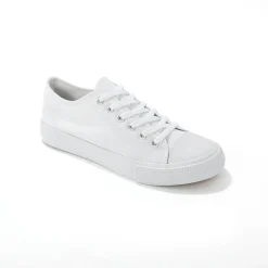 Baskets En Sneakers|Schoenen<Blancheporte Sneakers in canvas, met veters wit