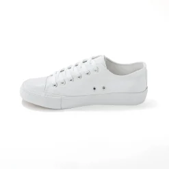 Baskets En Sneakers|Schoenen<Blancheporte Sneakers in canvas, met veters wit