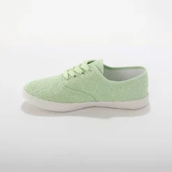 Baskets En Sneakers|Schoenen<Blancheporte Sneakers in geborduurd canvas groen