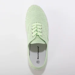 Baskets En Sneakers|Schoenen<Blancheporte Sneakers in geborduurd canvas groen