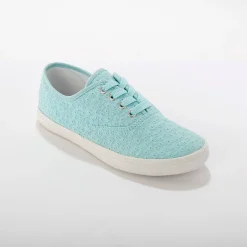 Baskets En Sneakers|Schoenen<Blancheporte Sneakers in geborduurd canvas blauw