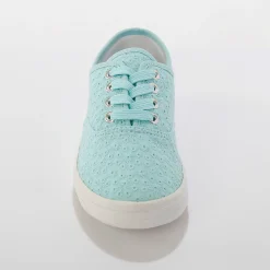 Baskets En Sneakers|Schoenen<Blancheporte Sneakers in geborduurd canvas blauw