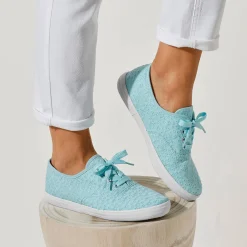 Baskets En Sneakers|Schoenen<Blancheporte Sneakers in geborduurd canvas blauw
