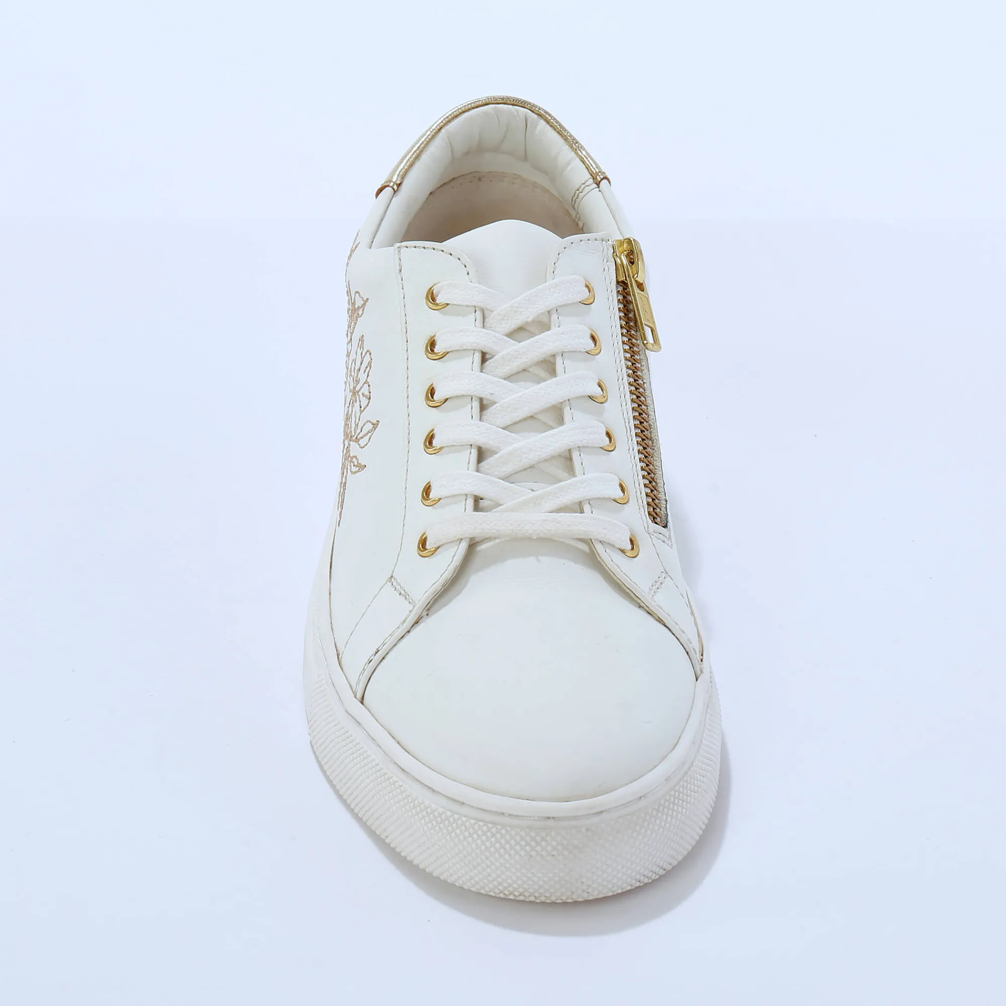 Feestelijke Schoenen|Baskets En Sneakers<Blancheporte Sneakers met borduursel en rits wit