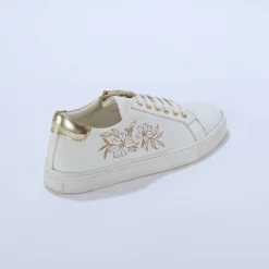 Feestelijke Schoenen|Baskets En Sneakers<Blancheporte Sneakers met borduursel en rits wit