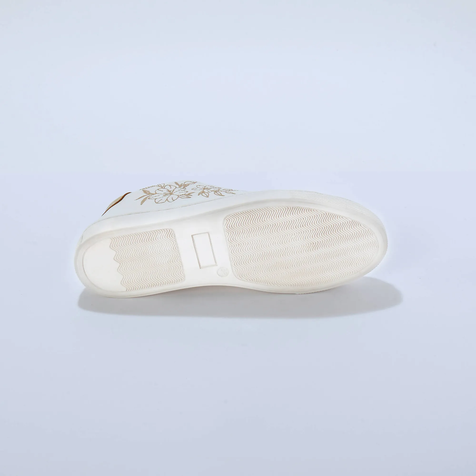 Feestelijke Schoenen|Baskets En Sneakers<Blancheporte Sneakers met borduursel en rits wit
