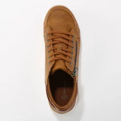 Baskets En Sneakers|Schoenen<Blancheporte Sneakers met hoge schacht bruin