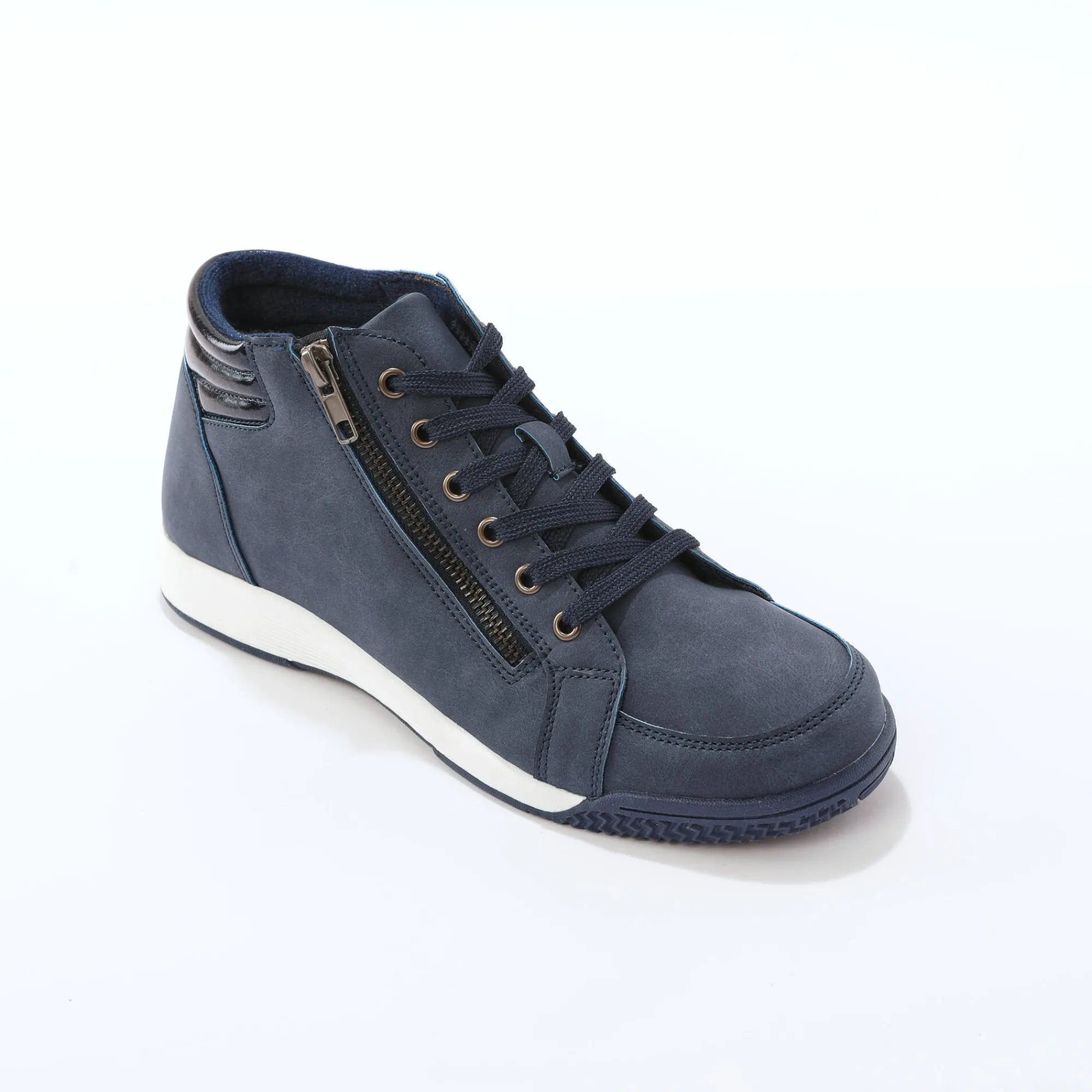 Baskets En Sneakers|Schoenen<Blancheporte Sneakers met hoge schacht blauw