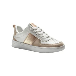 Baskets En Sneakers|Schoenen<Blancheporte Sneakers met platformzool en veters wit / beige