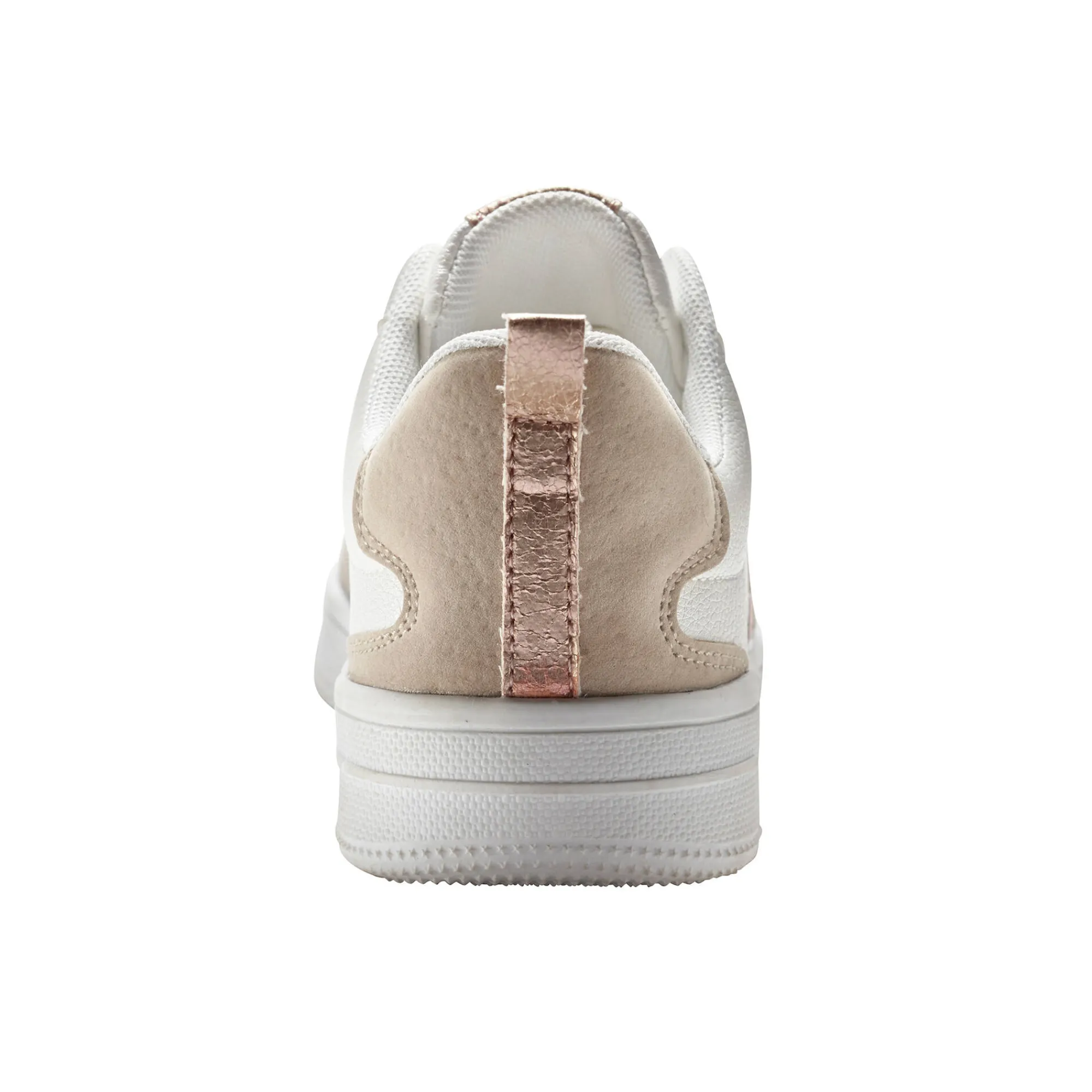 Baskets En Sneakers|Schoenen<Blancheporte Sneakers met platformzool en veters wit / beige