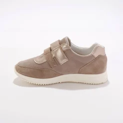 Baskets En Sneakers|Schoenen<Blancheporte Sneakers met scratchsluiting, in rekbaar materiaal, speciaal voor gevoelige voeten beige