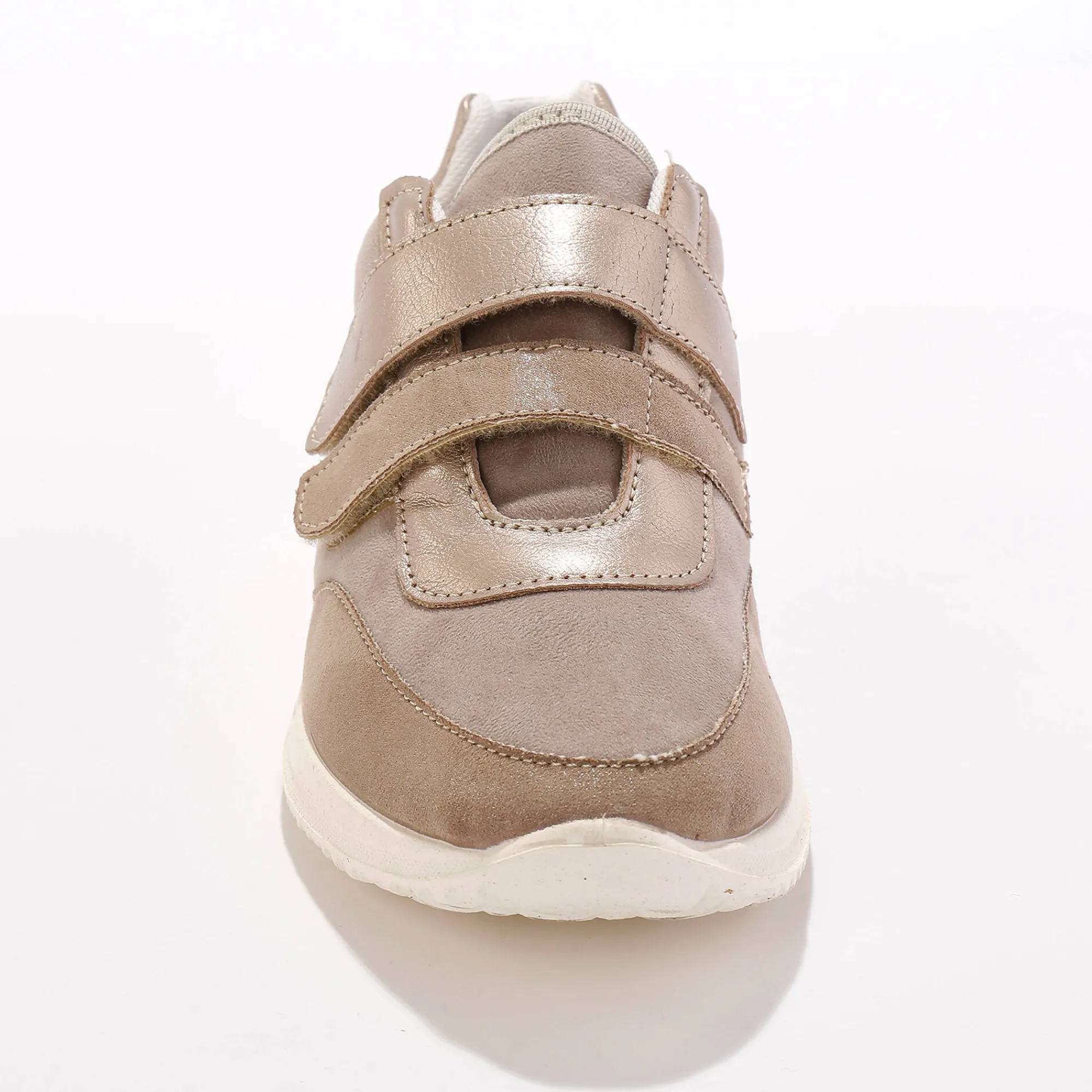Baskets En Sneakers|Schoenen<Blancheporte Sneakers met scratchsluiting, in rekbaar materiaal, speciaal voor gevoelige voeten beige