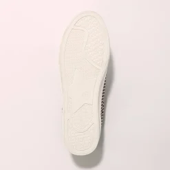 Feestelijke Schoenen|Baskets En Sneakers<Blancheporte Sneakers met scratchsluiting in 2 materialen - geruit zwart