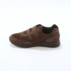 Baskets En Sneakers|Schoenen<Blancheporte Sneakers met scratchsluiting, in rekbaar materiaal, speciaal voor gevoelige voeten chocolade