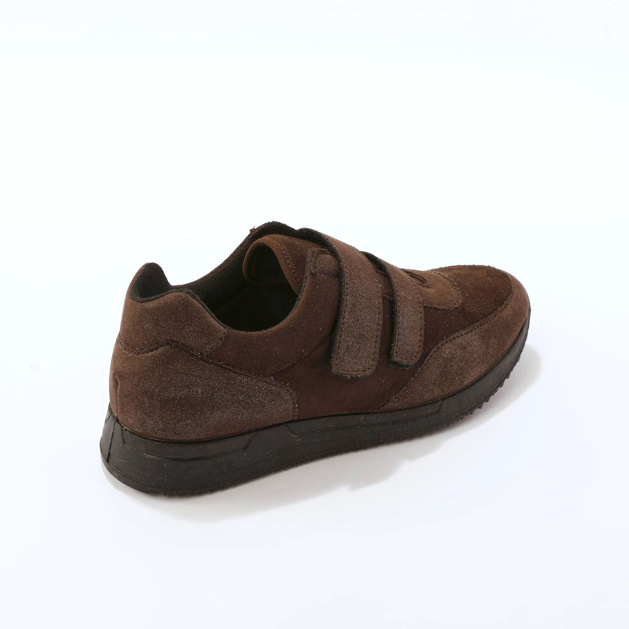 Baskets En Sneakers|Schoenen<Blancheporte Sneakers met scratchsluiting, in rekbaar materiaal, speciaal voor gevoelige voeten chocolade
