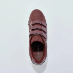 Feestelijke Schoenen|Baskets En Sneakers<Blancheporte Sneakers met scratchsluiting en kroko-effect - zwart bordeaux