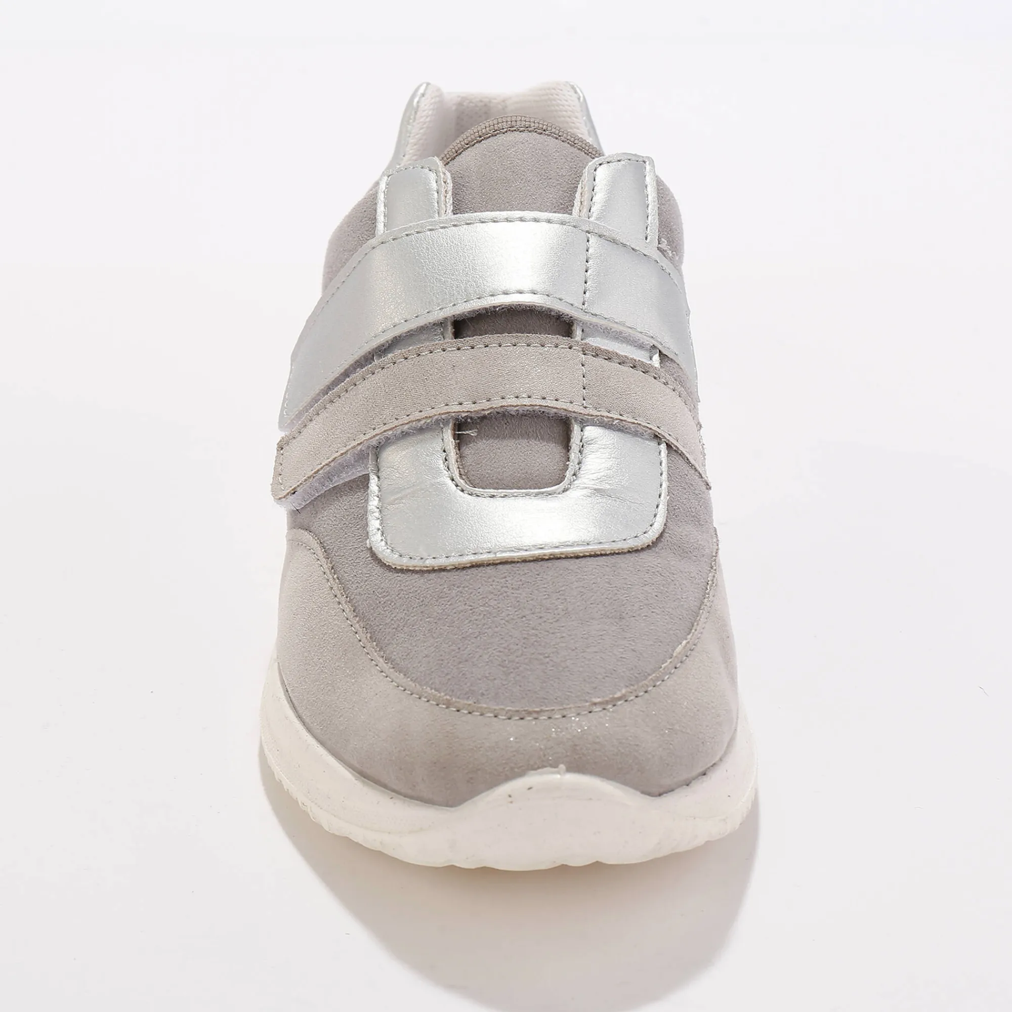 Baskets En Sneakers|Schoenen<Blancheporte Sneakers met scratchsluiting, in rekbaar materiaal, speciaal voor gevoelige voeten grijs