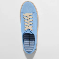 Baskets En Sneakers|Schoenen<Blancheporte Sneakers met sleehak en koordzool denim