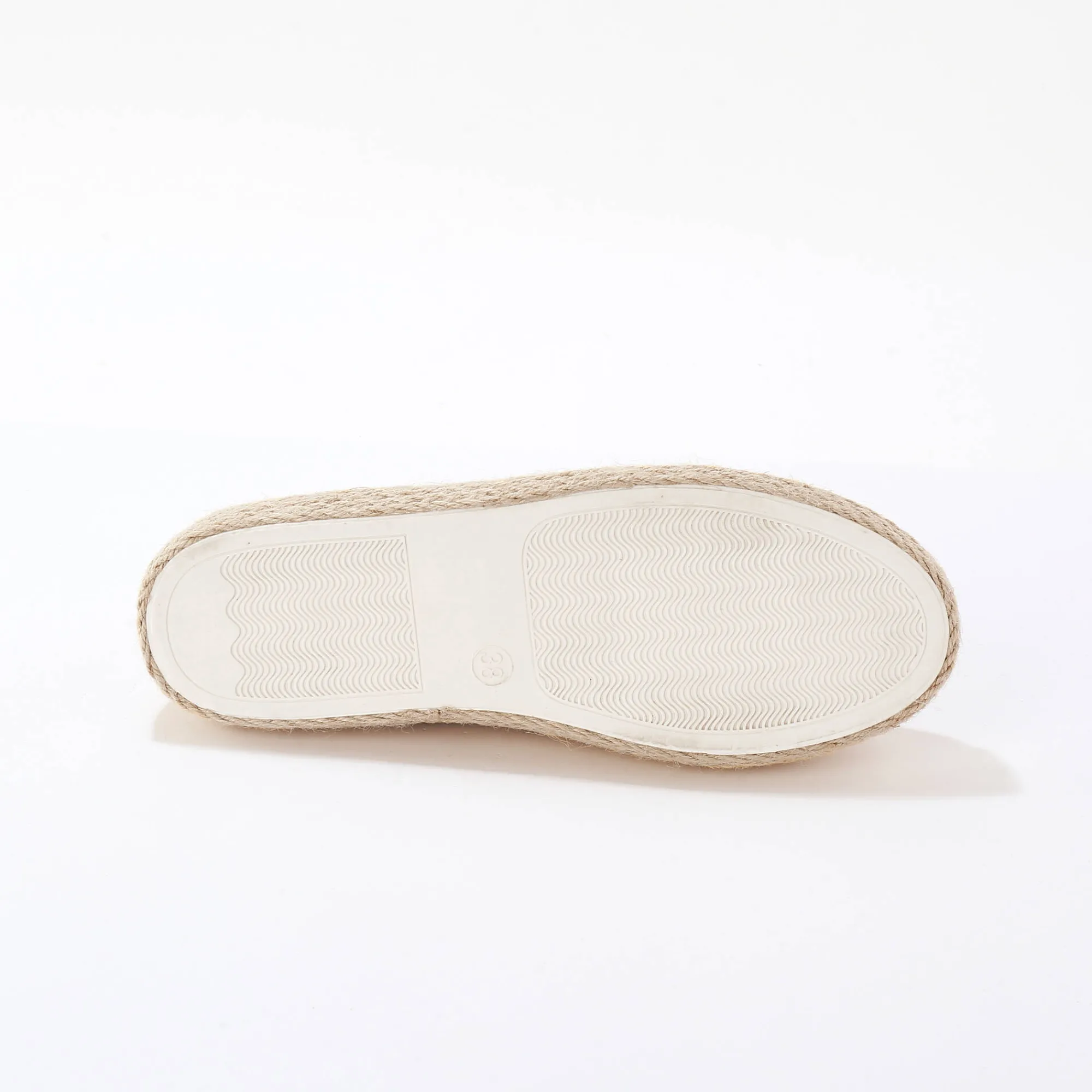 Baskets En Sneakers|Schoenen<Blancheporte Sneakers met sleehak en koordzool vlaskleur