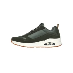 Schoenen|Schoenen Heren<Skechers Sneakers met veters Uno - Stacre olijfgroen
