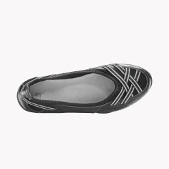 Ballerina's|Schoenen<Blancheporte Soepele ballerina's in leer - zwart