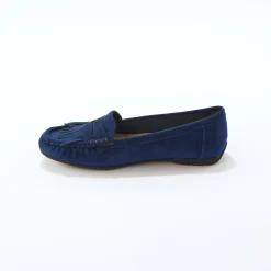 Derby's En Mocassins|Schoenen<Blancheporte Soepele mocassins in microvezeltextiel marine