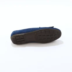 Derby's En Mocassins|Schoenen<Blancheporte Soepele mocassins in microvezeltextiel marine