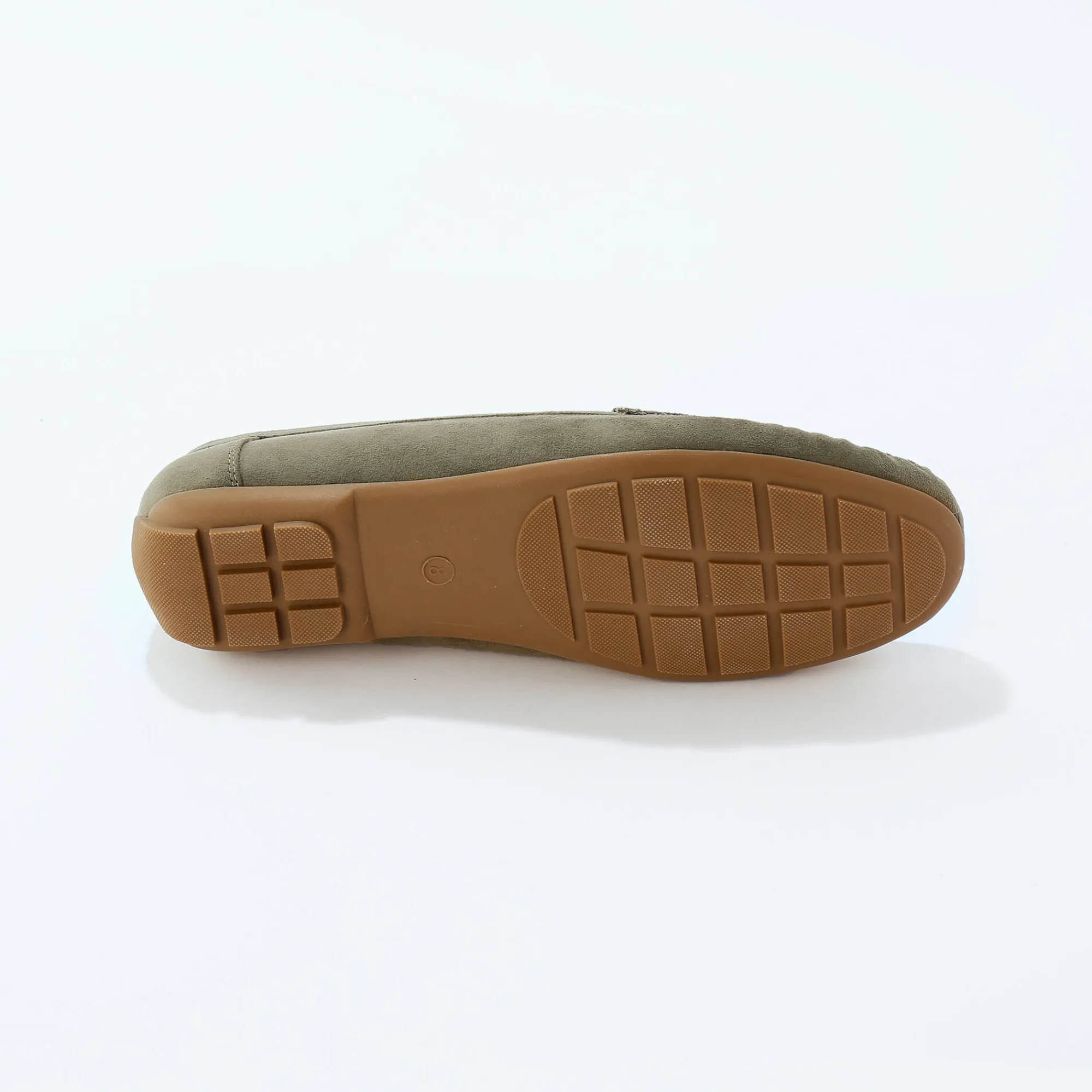 Derby's En Mocassins|Schoenen<Blancheporte Soepele mocassins in microvezeltextiel kaki