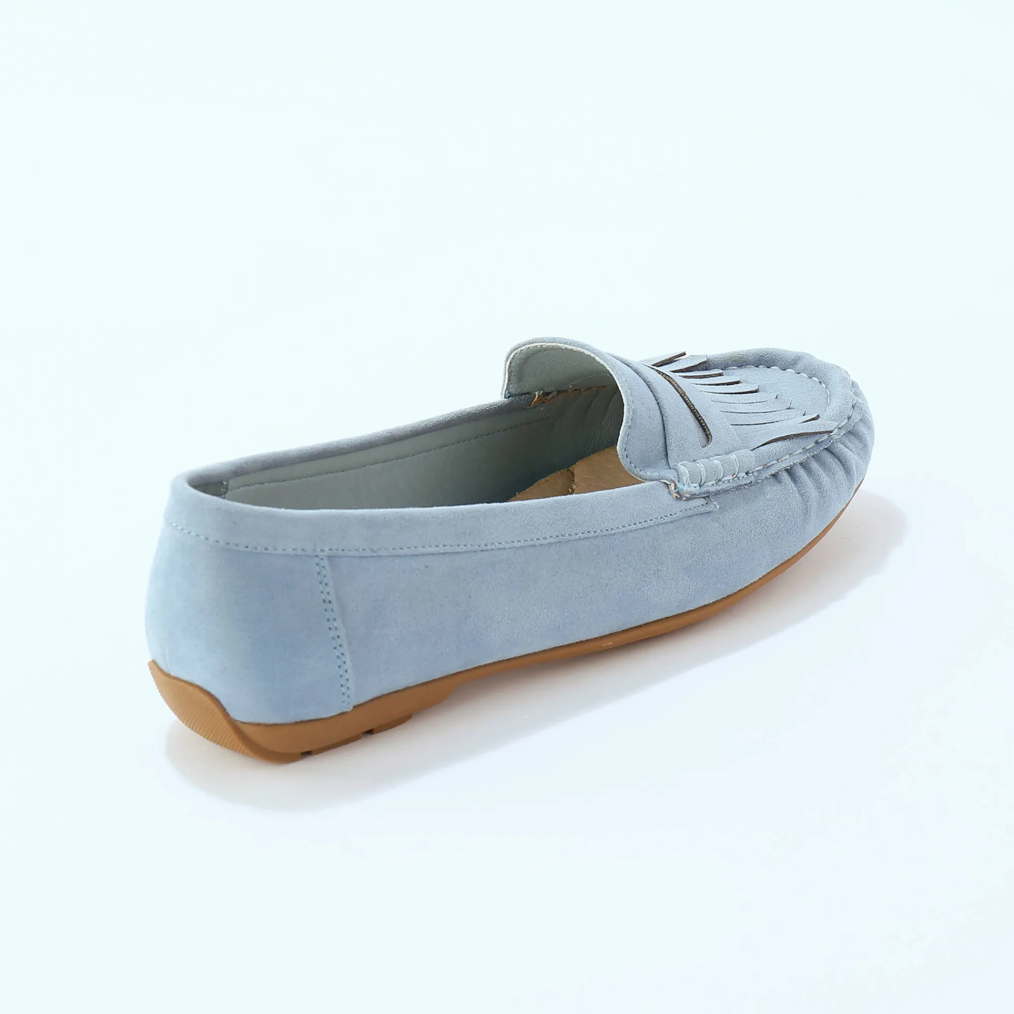 Derby's En Mocassins|Schoenen<Blancheporte Soepele mocassins in microvezeltextiel blauw