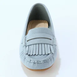 Derby's En Mocassins|Schoenen<Blancheporte Soepele mocassins in microvezeltextiel blauw