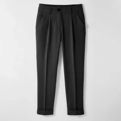 Feestoutfits Dames|Broek<Blancheporte Soepele, nauwsluitende 7/8-broek zwart